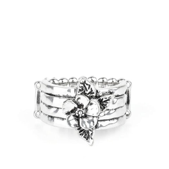 Paparazzi Jewelry Accessories - Island Icon - Silver Ring - Vintage - Picture 2 of 4